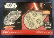 Air Hogs Star Wars Millennium Falcon Quad Remote Control. NOS, MINT CONDITION 