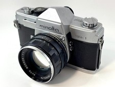 Minolta SR-1 Film Camera & Lens 55mm f/1.8 Used From Japan