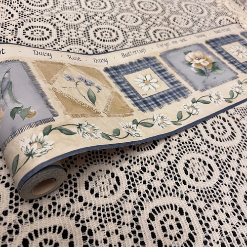 Village Floral Wallpaper Border 5801891 | 1 Full Roll | Cottage Country