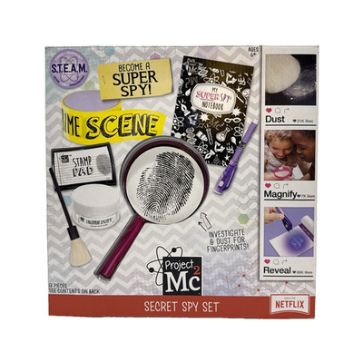 Netflix Project Mc2 Secret Spy Set Playset Kit Opened Box Contents New Sealed
