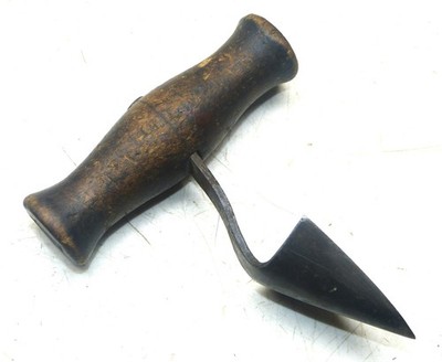 Vintage Wooden T-Handle Tapered Bung Hole Reamer INV18784