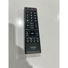 Toshiba CT-90325 TV Remote Control Black Replacement Controller