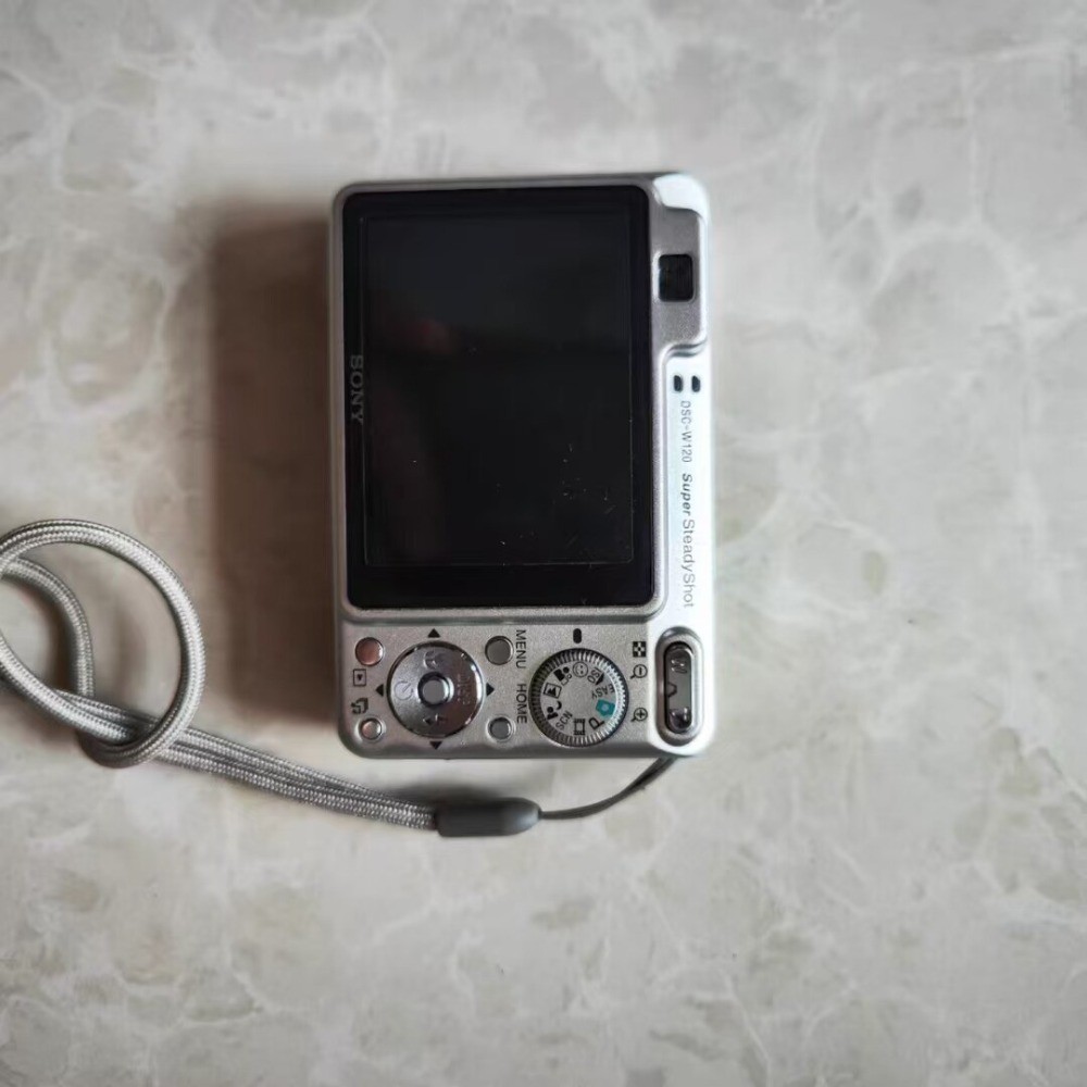 Sony Cybershot DSC-W120 7.2MP CCD Vintage Digital Camera - 100