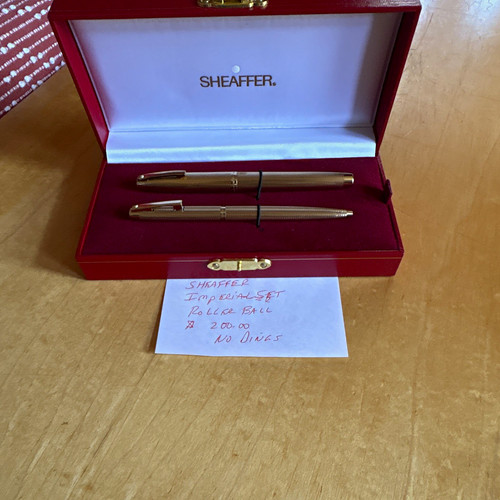 Sheaffer Imperial 2-Piece Rollerball Pen Set in Sheaffer Presentation Box