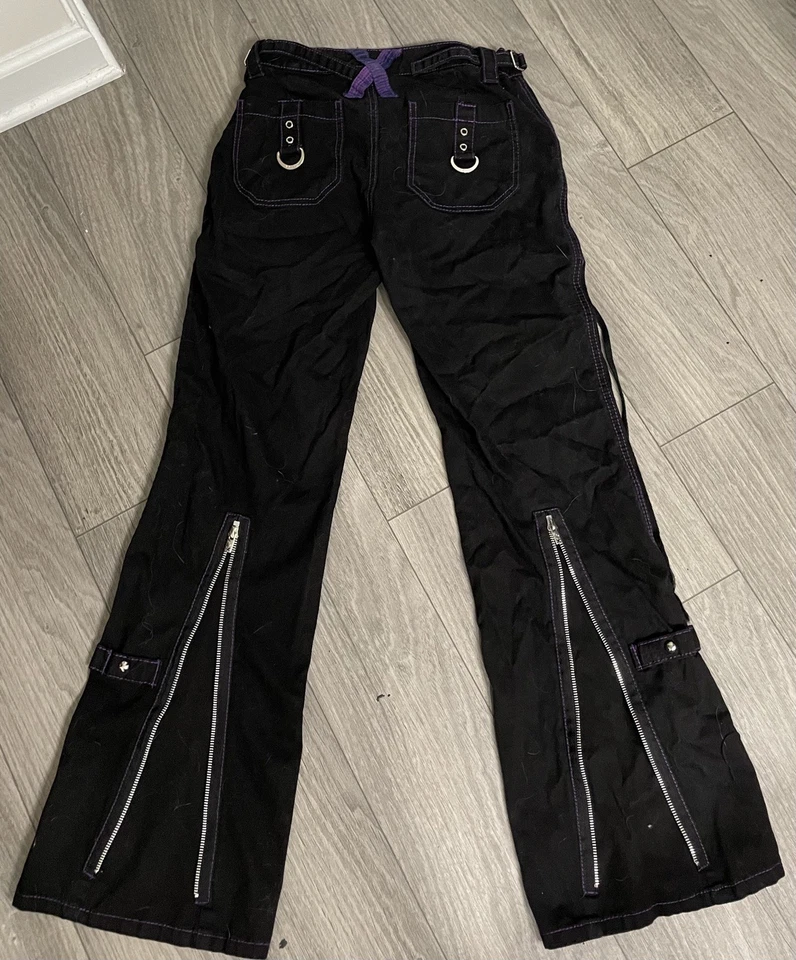 Pantalones Góticos Tripp NYC Vintage Y2K Talla PEQUEÑA Foto 3 de 3