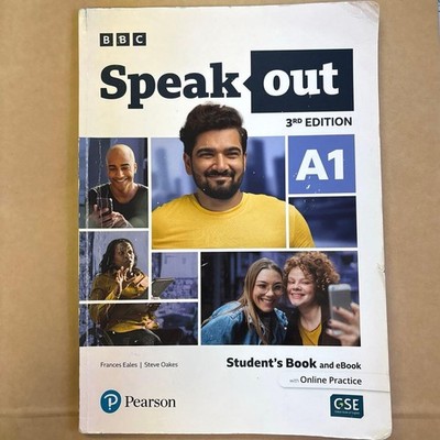 Speakout 3rd Edition A1 Student's Book BBC English Learning Good Condition