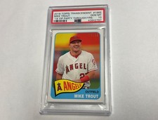 2018 Topps Transcendent '19 VIP Party Through The Years #MT-1965 Trout PSA 10 !!