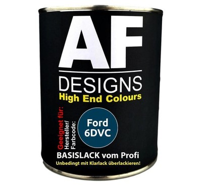 500ml Autolack für Ford 6DVC Zaul Oceano Metallic  Autolack Spritzfertig