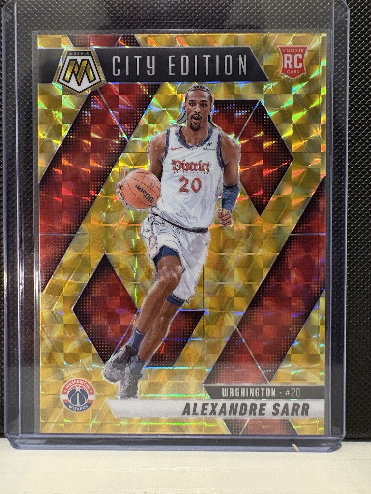 2024-25 Panini Mosaic - City Edition Alexandre Sarr #278 Reactive Yellow  (RC)