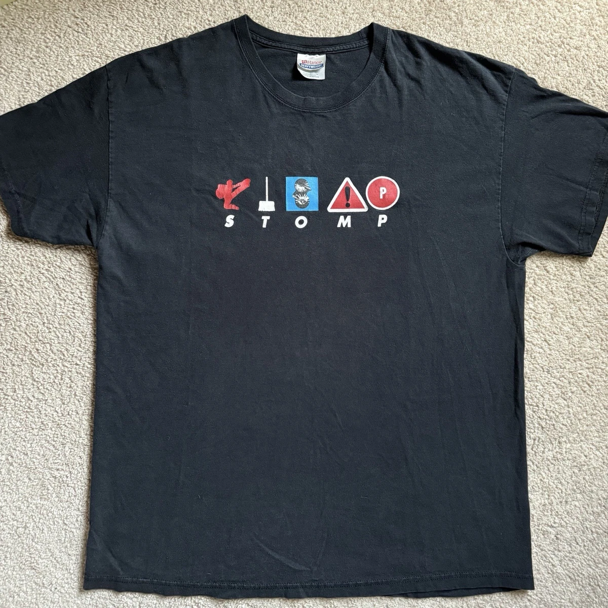 Hanes Graphic Tee Black Vintage T-Shirts for Men for sale | eBay
