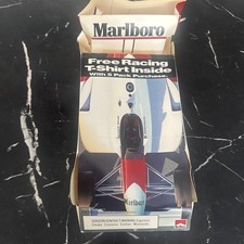 Vintage 1993 Marlboro Indy Car Single Stitch Boxed T-Shirt - White XL
