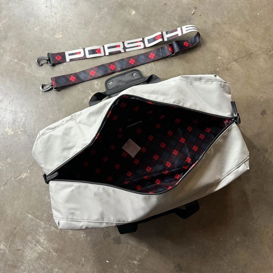 NUEVO Bolso de Lona Porsche Design Turbo Nº 1 Cuadros Sonderwunsch WAP0353520RTRB Foto 2 de 4
