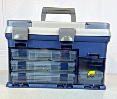 レジンアート(Okinawa Blue・Box type・920×470) Plano 7271 Tackle Box Removable Trays Blue | eBay
