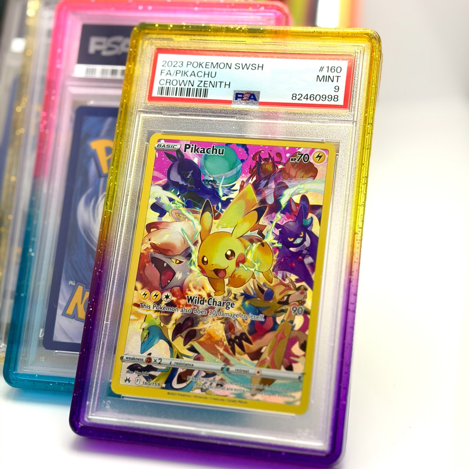 PREMIUM Bumper Guards – TPU Graded Card Case with Clear Backplate for PSA & More
