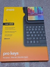 ZAGG Pro Keys Wireless Keyboard Detachable Case for Apple iPad Air 4th Gen NEW