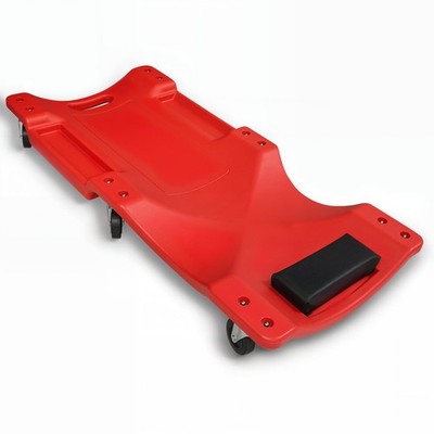 Magshion Mechanic Creeper with Padded Headrest and Tool Tray, 330 36'', Red 