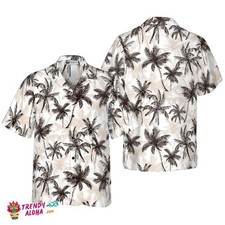 Tropical Vintage Palm Tree Hawaiian Shirt