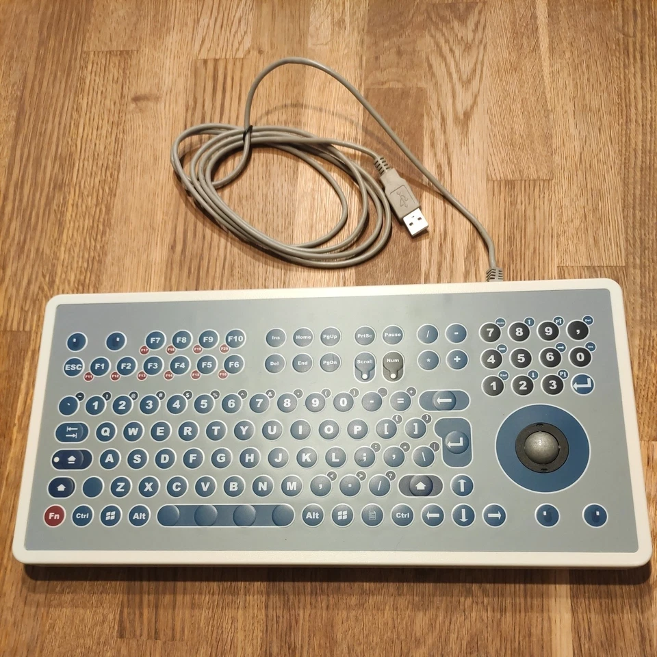 GFT-105-T-Track-USB-US Industrie Tastatur