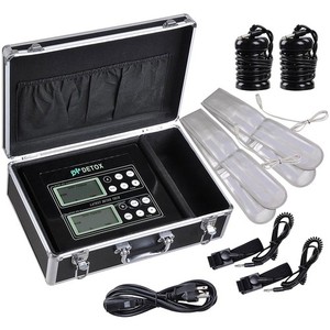 Ionic Detox Foot Bath Spa Kit Machine with Tub Basin Array Ginger Bag, YES0575