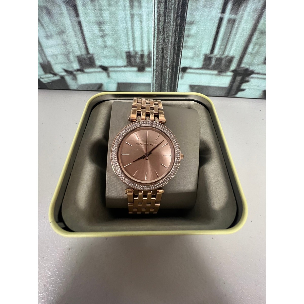 Michael Kors MK3192 Darci Pavé Rose Gold-Tone Watch Buy Michael Kors MK3192 Darci Pavé Rose Gold-Tone Ladies  main image 2