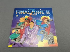 * Final Zone II (TurboGrafx-16 CD TG16, 1990) Complete In Case CIC
