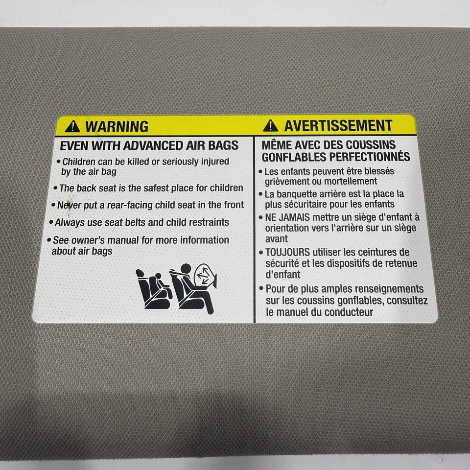Parasol derecho lado pasajero Nissan Titan Armada Infiniti QX56 2004-2015 FABRICANTE DE EQUIPOS ORIGINALES Foto 3 de 4