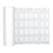 Air Cushion Wrap Roll 984ft Quilt Bubble Pillow Film 15"x12"x20 m White
