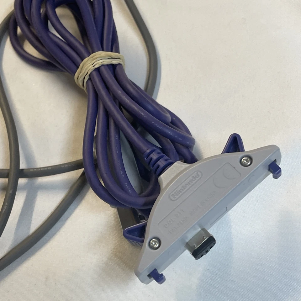 OEM Nintendo GameCube Link Cables DOL-011 + AGB-005 For GameBoy Advance Tested! - Image 4 of 4