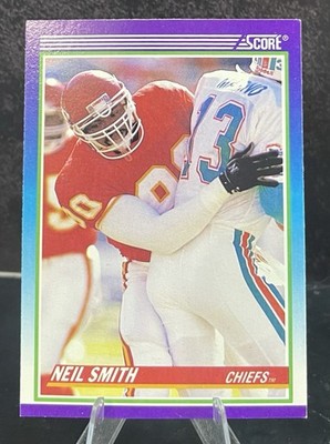 1990 Score Football NEIL SMITH #507 KC CHIEFS