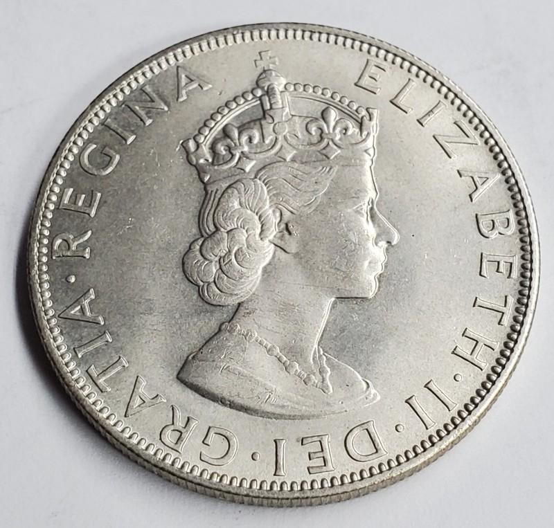 1964 Bermuda Silver Crown, Brilliant Uncirculated