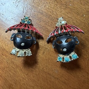 ヴィンテージ ブラックアムーア HAR ターバンブローチ Blackamoor Brooch | eBay
