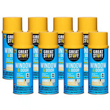 12 Oz. Window and Door Insulating Spray Foam Sealant 8 Pack 