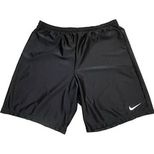 Vintage Nike Black Athletic Shorts Men s Large Swoosh Retro Sportswear Traning