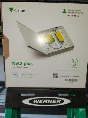 Paxton Access Net2 Plus system In US metal enclosure with PoE+ PSU, NIB
