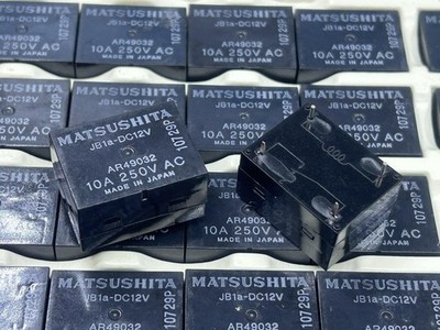 New JB1A-DC12V Power Relay 10A 250VAC 4 Pins x 1pc *gb