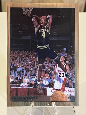 1993 Classic Draft Picks Chris Webber Jumbo Rookie SP 1 Of 8 Michigan Wolverines