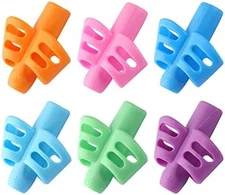 12 Pack Pencil Grips for Kids Handwriting Pencil Grippers, Pencil Writing Aid Gr