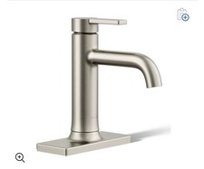 Kohler 28126-4-BN Venza Single Handle Centerset Lav Faucet, 1.2 GPM