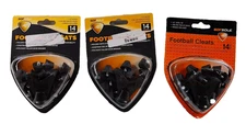 Sofsole 14 pc Black Football Cleats Fits Most Brands Superior Traction 3/4"