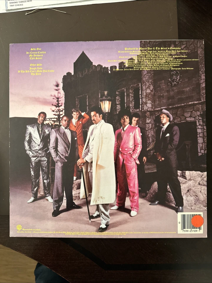 The Time lp Ice Cream Castle 1984 Warner Bros. Records 1-25109 Near-Mint NM - Image 2 of 4