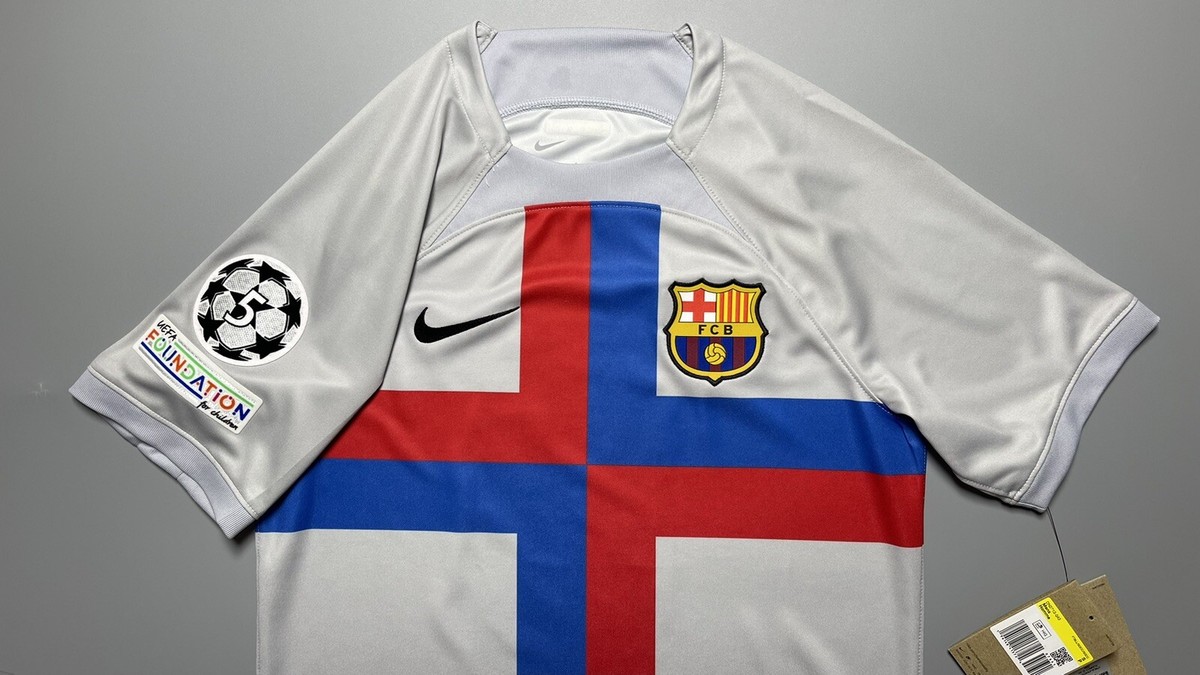 BARCELONA NIKE 2022/2023 FOOTBALL THIRD JERSEY #8 PEDRI SIZE