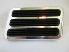 POLISHED BILLET ALUMINUM BRAKE PEDAL PAD RECTANGLE CHEVY FORD HOT ROD  #8500POL