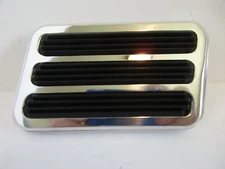 POLISHED BILLET ALUMINUM BRAKE PEDAL PAD RECTANGLE CHEVY FORD HOT ROD  #8500POL