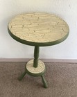 Antique Round Accent Table 22 1/2in.tall X 15 1/2in.wide — photo 4