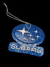 Aroma Bead Car Air Freshener - Subaru Logo - New Car Scent