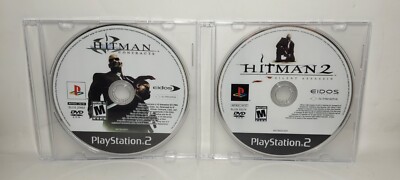 Hitman Contracts + Hitman 2 Silent Assassin Discs only Sony PlayStation 2 PS2