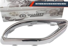 LINKS Hinten Stoßstange Blende Zierleiste Chrom Für MERCEDES W213 C205  W257 AMG