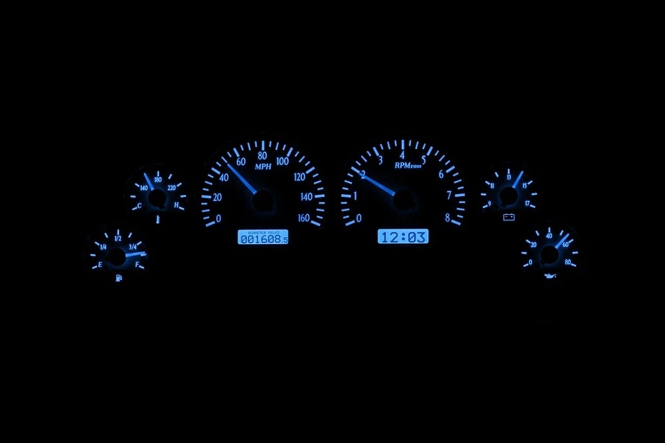 Аналоговая система указателей приборной панели Dakota Digital 1994-2004 Ford Mustang VHX-94F-MUS-S-B - Изображение 2 из 4