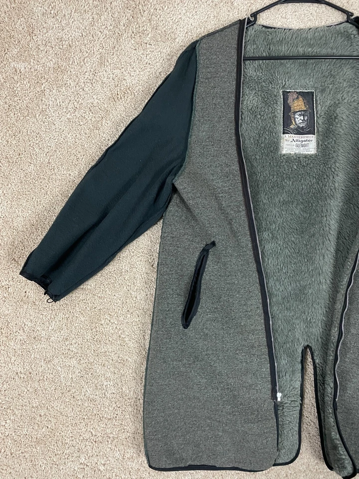 Vintage Alligator Glenoit Teddy Jacket Liner Mens Size 41 Pile Zip - Image 4 of 4