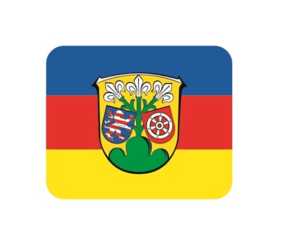 Mousepad Fahne Flagge Wetter (Hessen) Mauspad